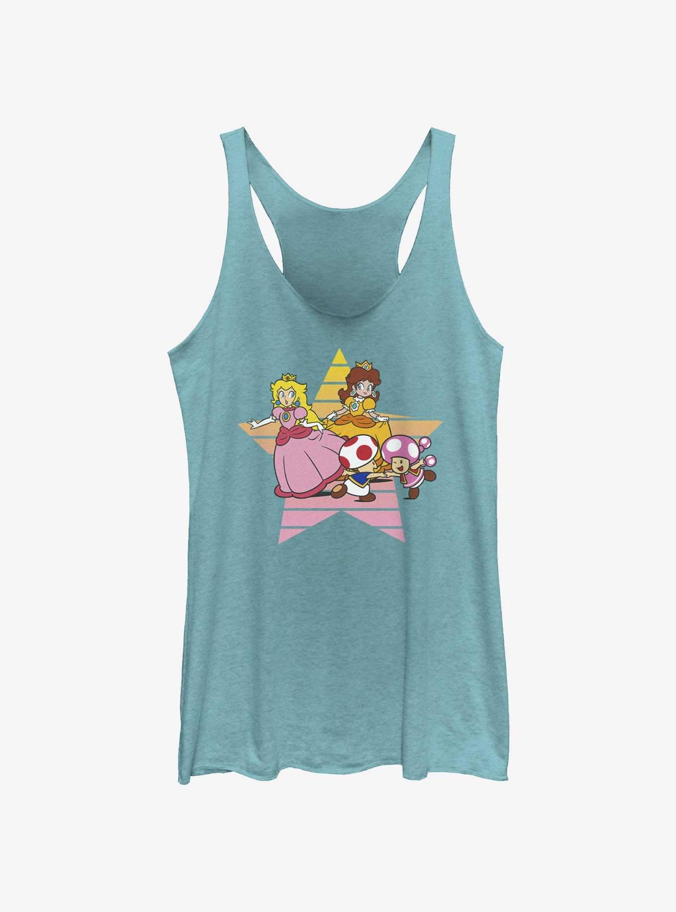 Nintendo Princess Peach & Daisy Star Womens Tank Top