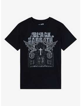 Black Sabbath Cathedral Windows Boyfriend Fit Girls T-Shirt, , hi-res