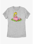 Nintendo Peach And A Butterfly Womens T-Shirt, ATH HTR, hi-res