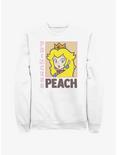 Nintendo Princess Peach Poster Sweatshirt, WHITE, hi-res