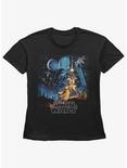 Star Wars Two Hopes Womens Straight Fit T-Shirt, BLACK, hi-res