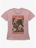 Star Wars Vader Poster Womens Straight Fit T-Shirt, DESERTPNK, hi-res
