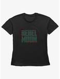Marvel Rebel Moon Symbols Womens Straight Fit T-Shirt, BLACK, hi-res