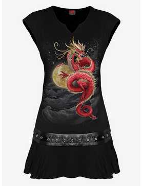 Spiral Shenlong Stud Waist Mini Dress, , hi-res