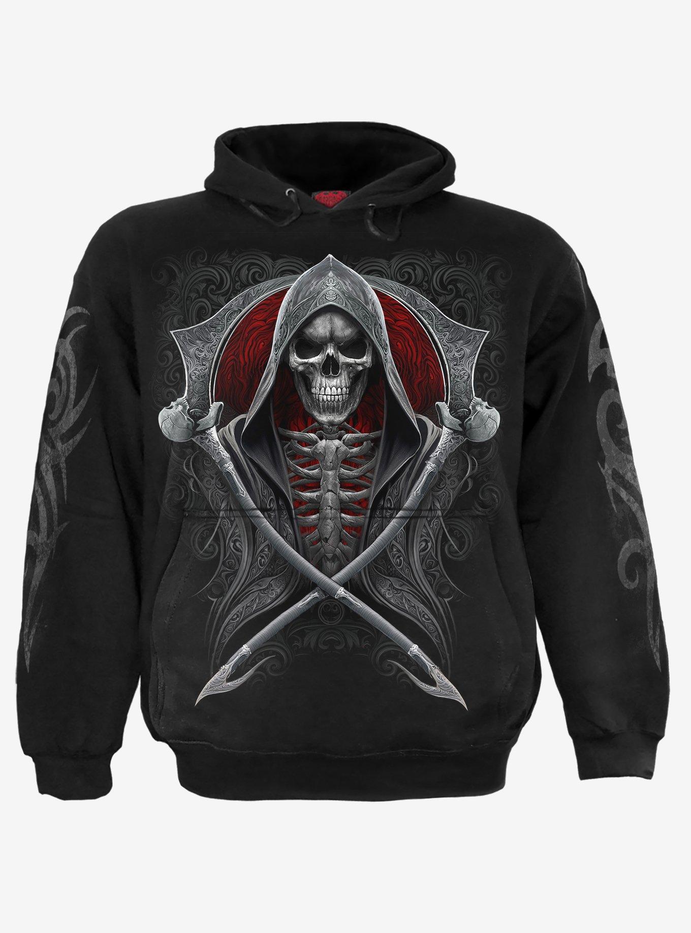 Spiral Reaper's Portal Hoodie, BLACK, hi-res