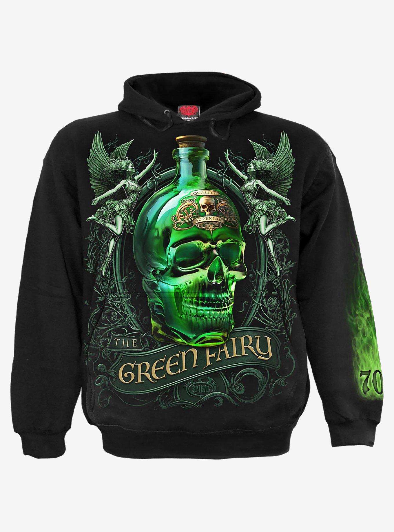 Spiral The Green Fairy Hoodie, BLACK, hi-res