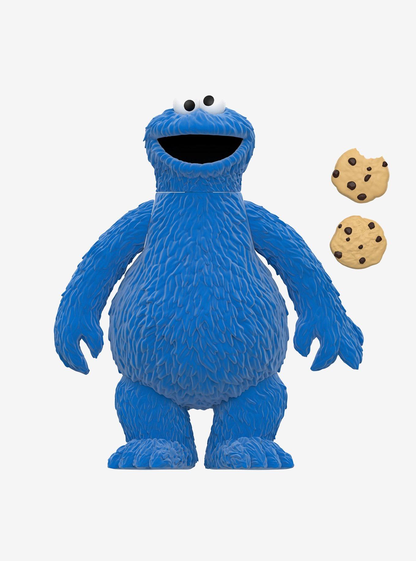 Super7 ReAction Sesame Street Fuzzy Cookie Monster Figure, , hi-res