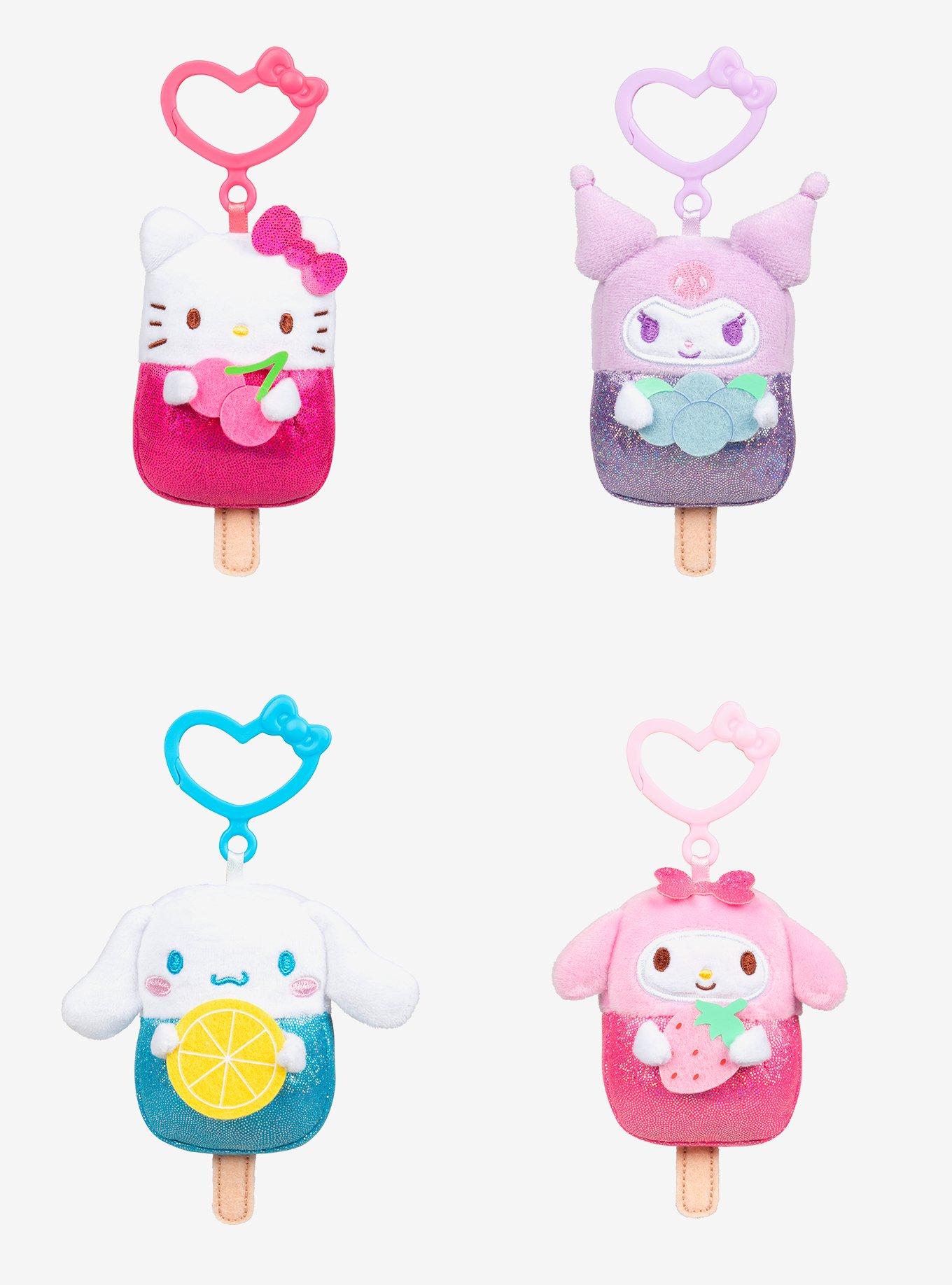 Sanrio Hello Kitty and Friends Ice Cream Cone Blind Assorted Plush Bag Clip, , hi-res