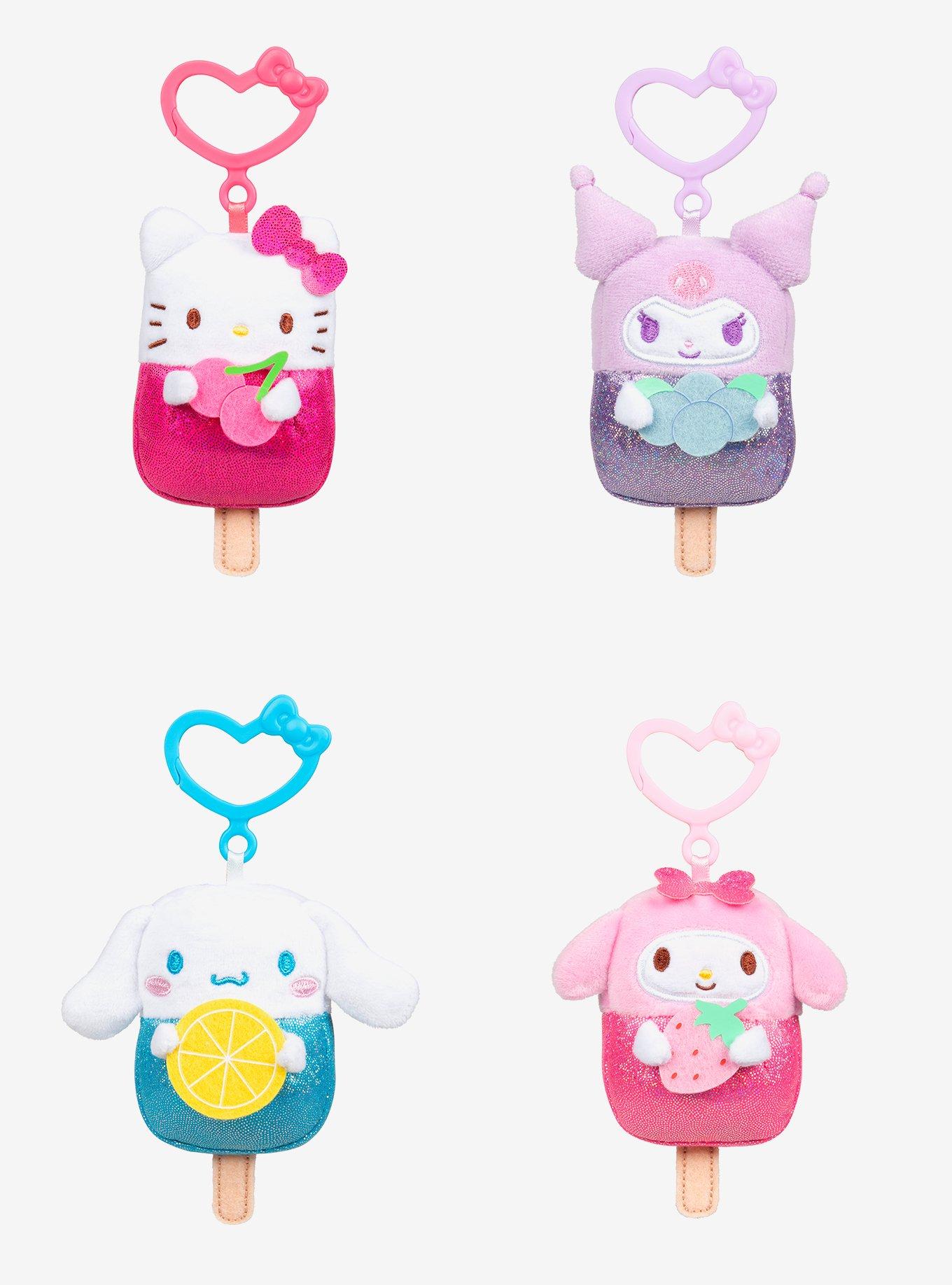 Sanrio Hello Kitty and Friends Ice Pop Blind Assorted Plush Bag Clip, , hi-res