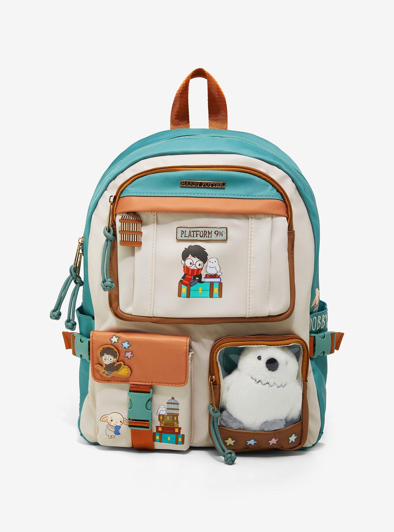 Harry Potter Hedwig Harry Multi Pocket Backpack BoxLunch Exclusive BoxLunch