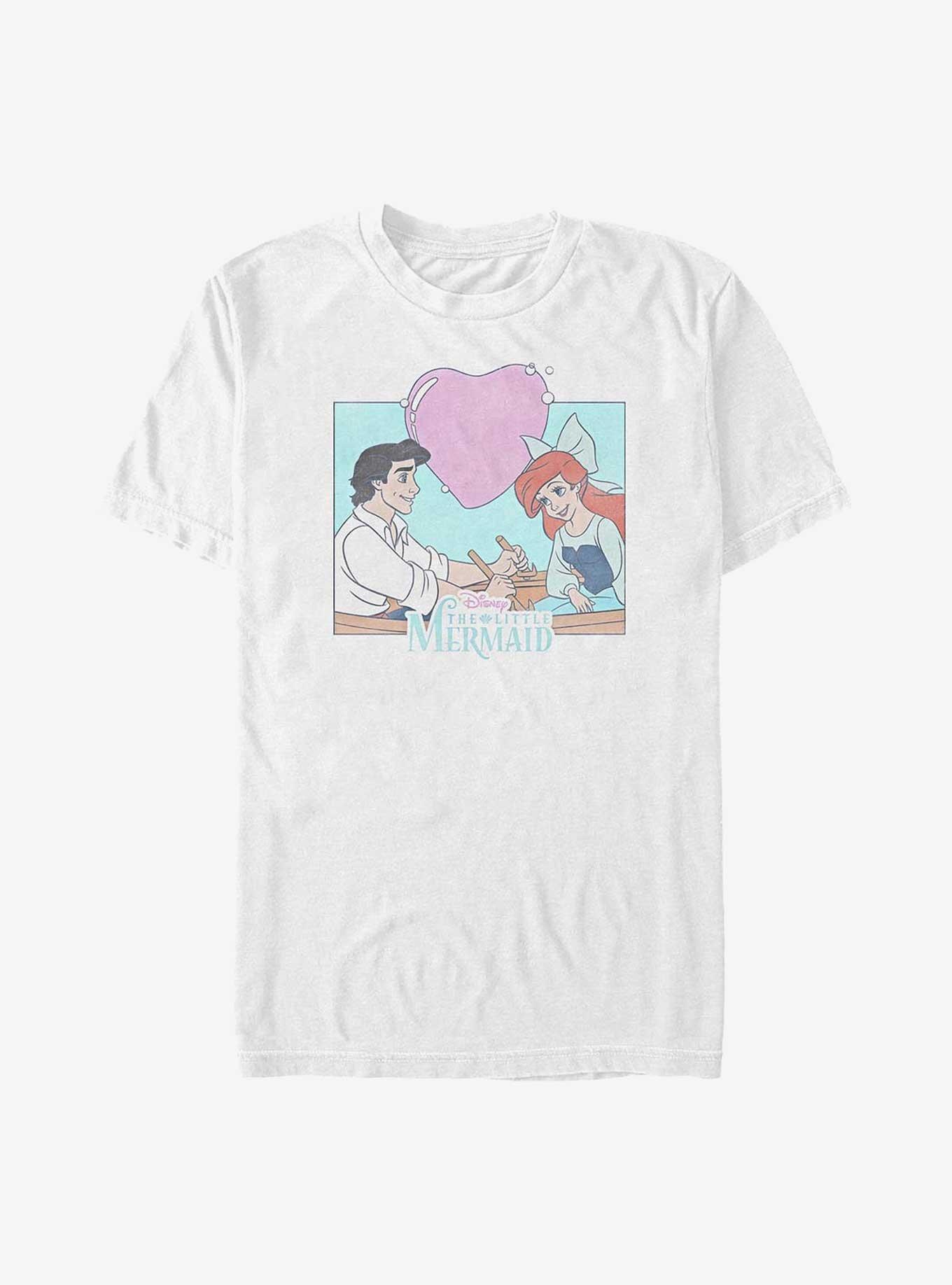 Disney The Little Mermaid Eric & Ariel Big & Tall T-Shirt, WHITE, hi-res