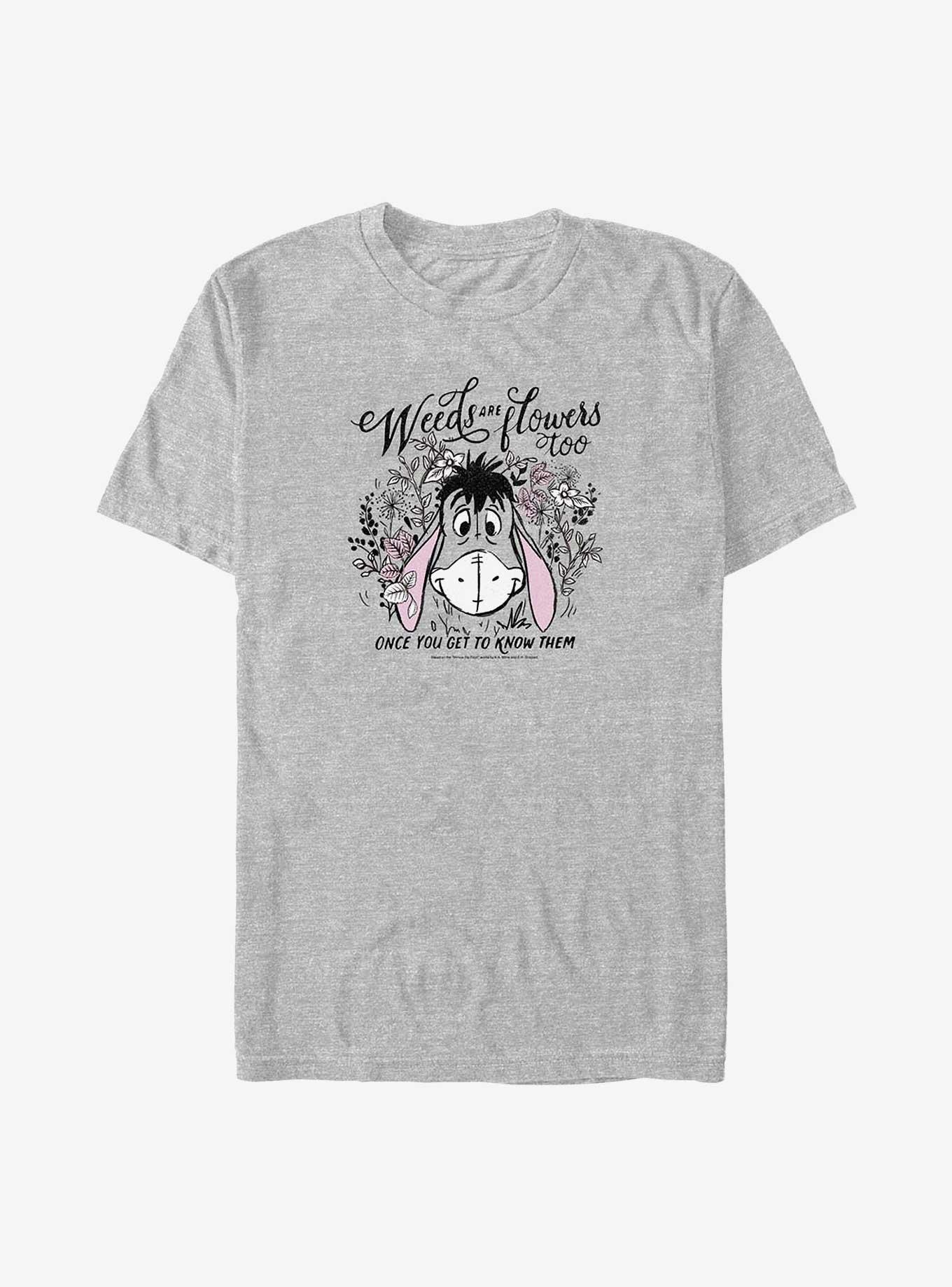 Disney Winnie The Pooh Eeyore Weeds Are Flowers Too Big & Tall T-Shirt, ATH HTR, hi-res