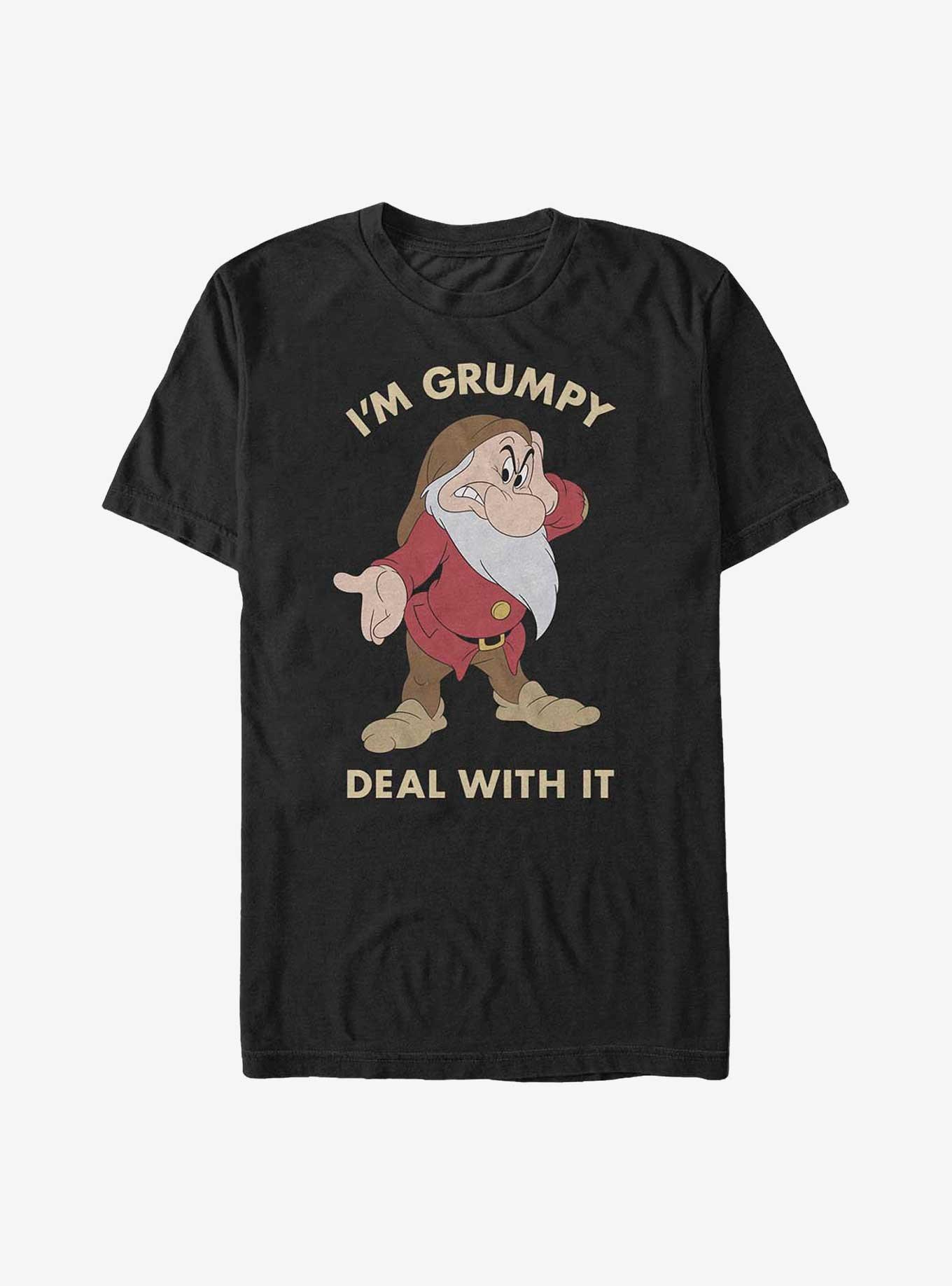 Disney Snow White and the Seven Dwarfs Grumpy Deal Big & Tall T-Shirt, , hi-res