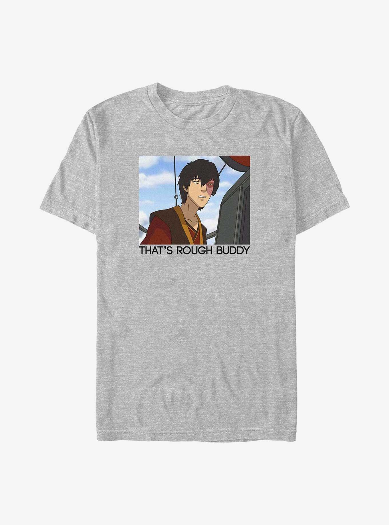 Avatar: The Last Airbender Zuko That's Rough Buddy Meme Big & Tall T-Shirt, ATH HTR, hi-res