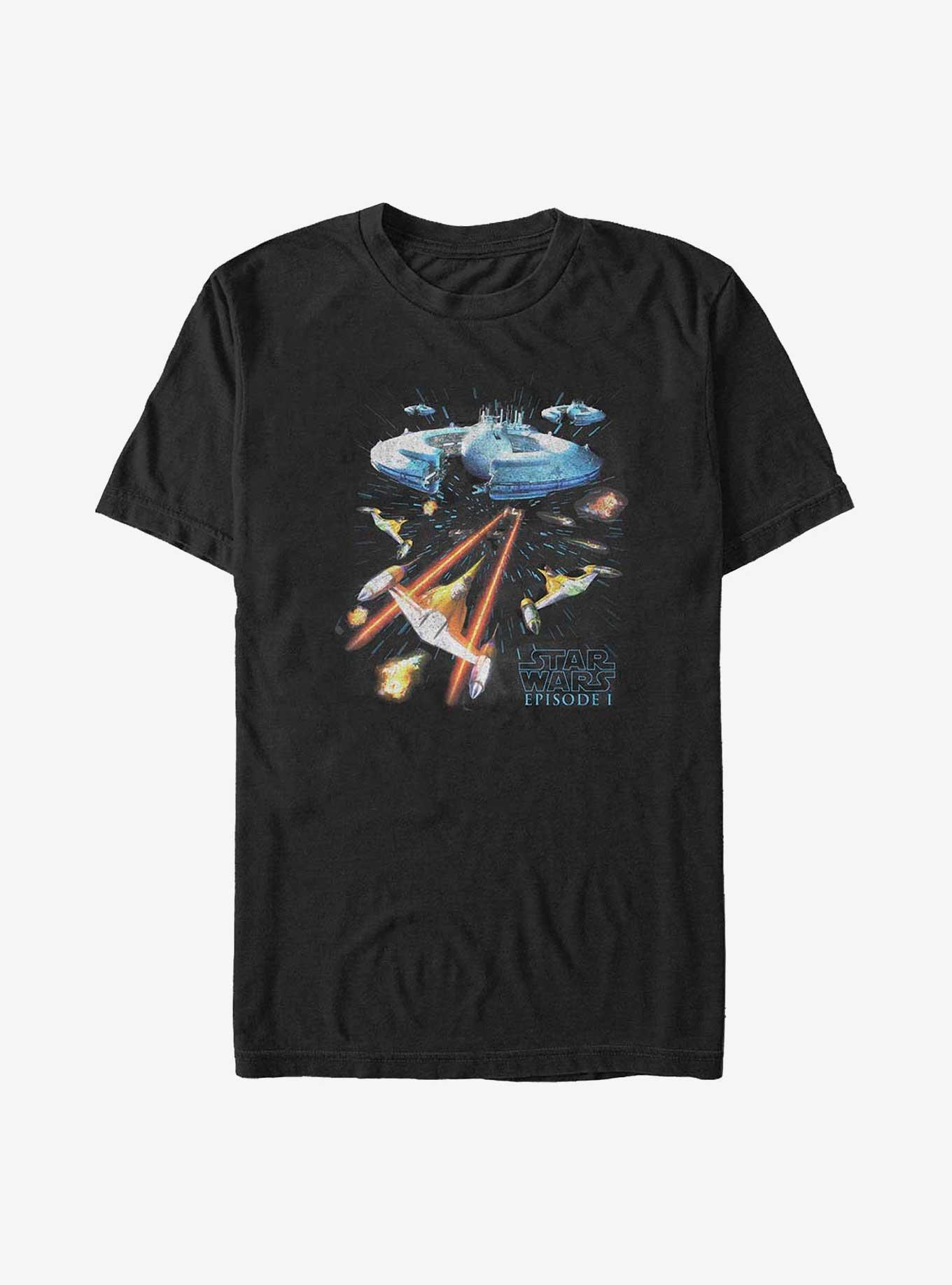 Star Wars Galactic Battle Big & Tall T-Shirt, BLACK, hi-res