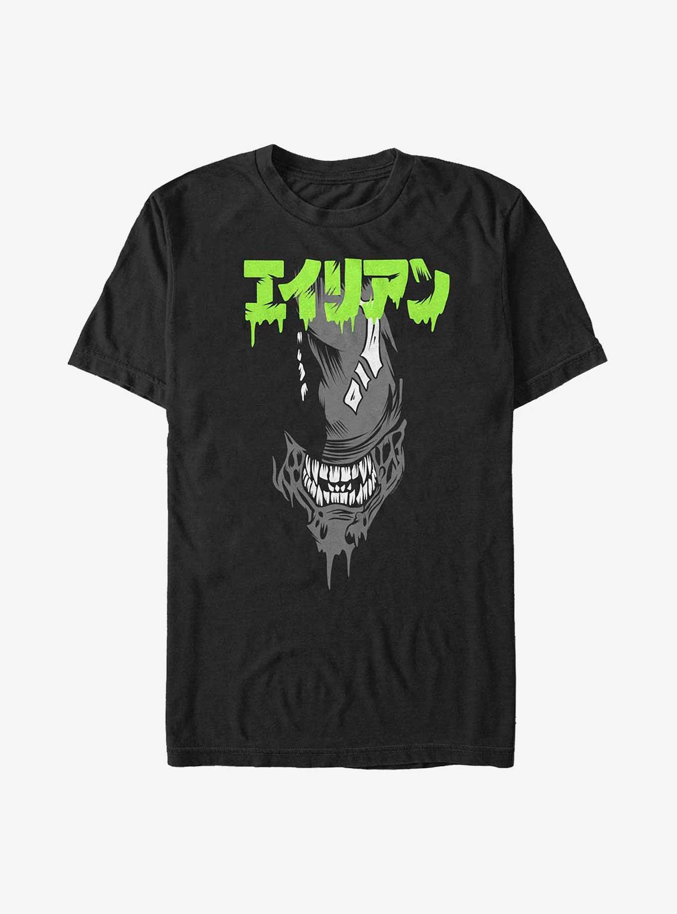 Alien Big Face Kanji Big & Tall T-Shirt, , hi-res