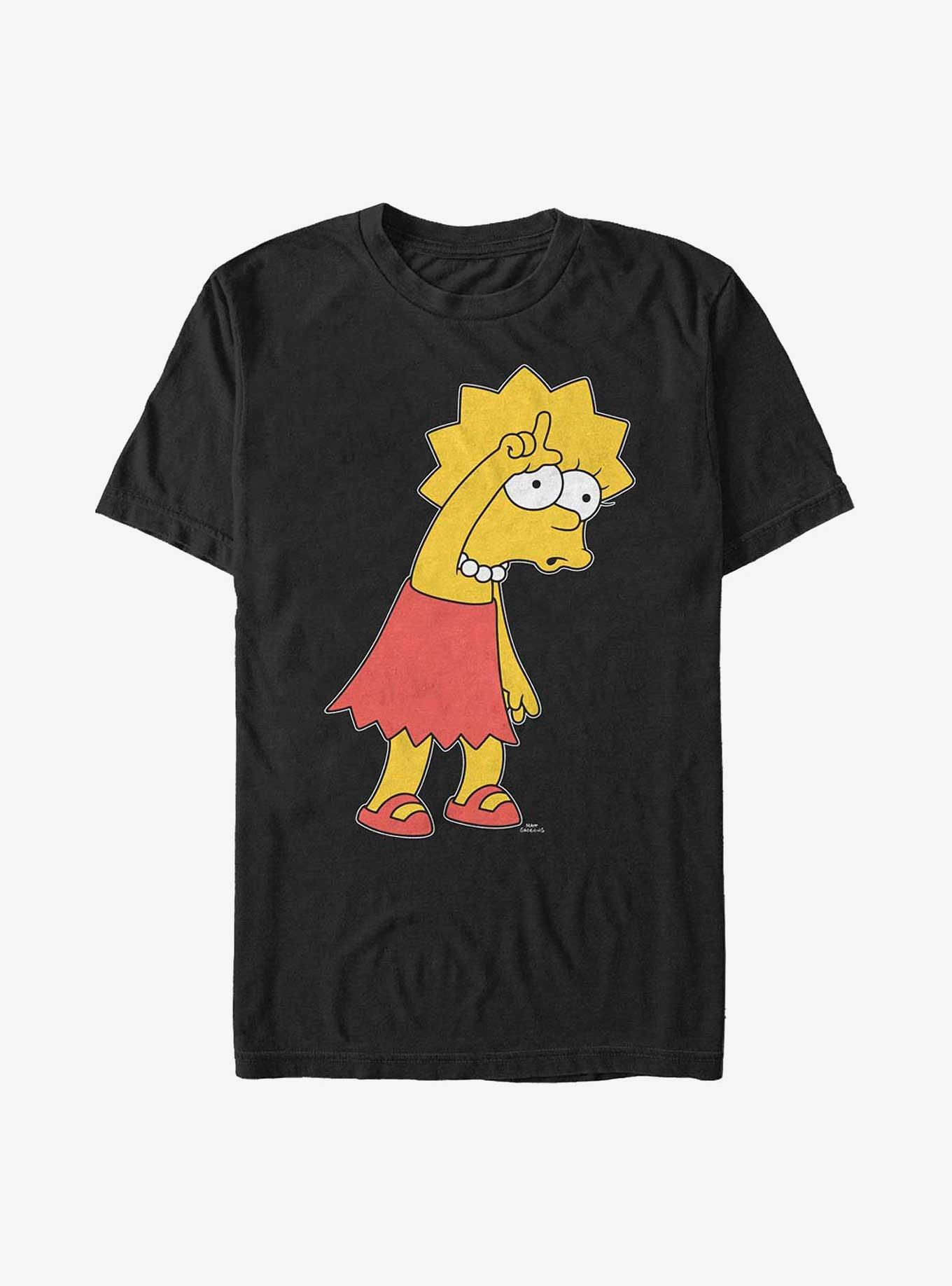 The Simpsons Loser Lisa Big & Tall T-Shirt, BLACK, hi-res