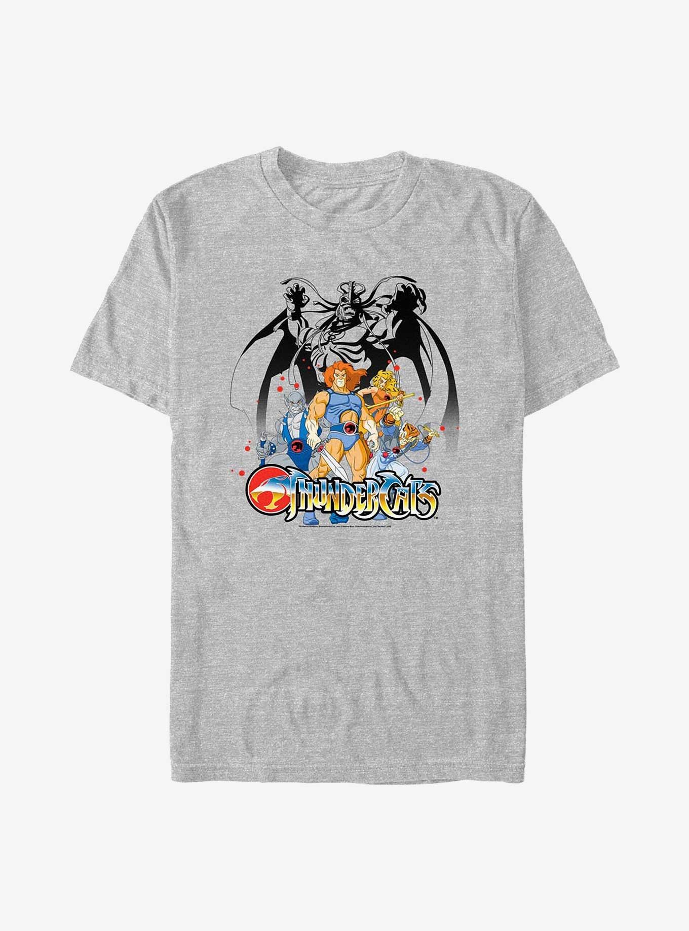 ThunderCats Group Shot Big & Tall T-Shirt, ATH HTR, hi-res