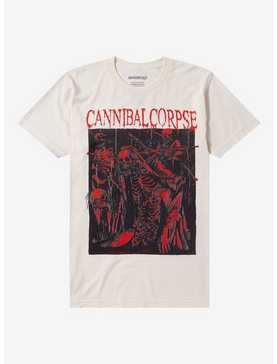 Cannibal Corpse Pierced Skeletons Boyfriend Fit Girls T-Shirt, , hi-res