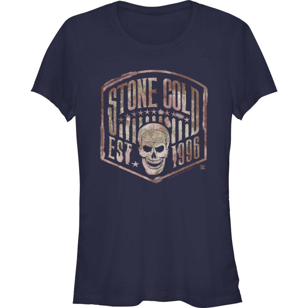 WWE Stone Cold Skull Crest Girls T-Shirt