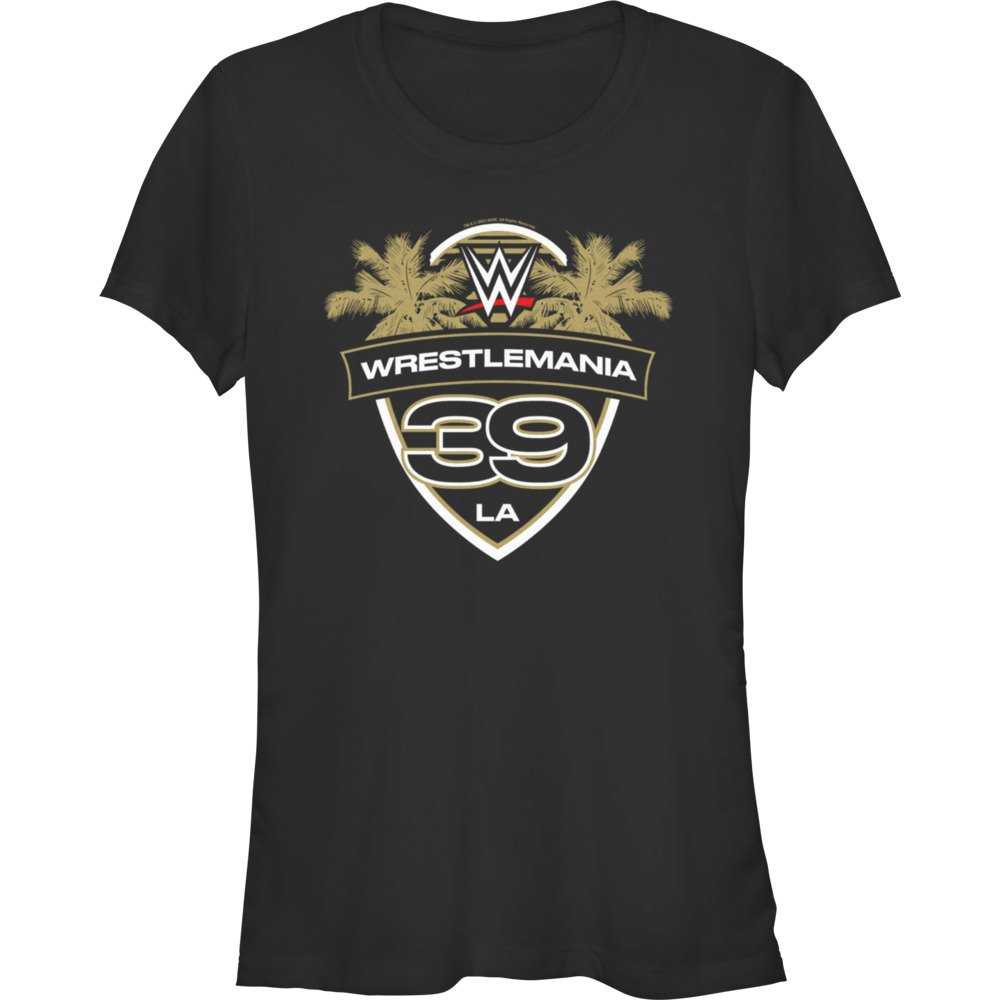 WWE WrestleMania 39 LA Shield Logo Girls T-Shirt, , hi-res