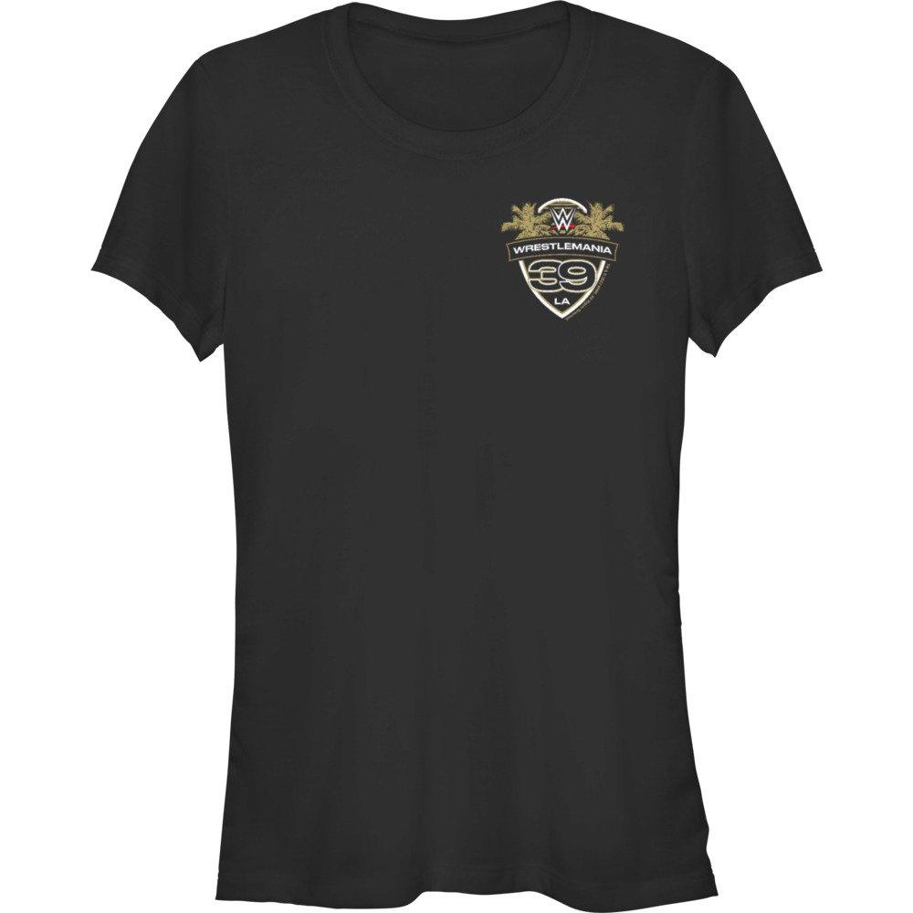 WWE WrestleMania 39 LA Shield Crest Girls T-Shirt
