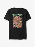 Rick and Morty Monsters Big & Tall T-Shirt, BLACK, hi-res