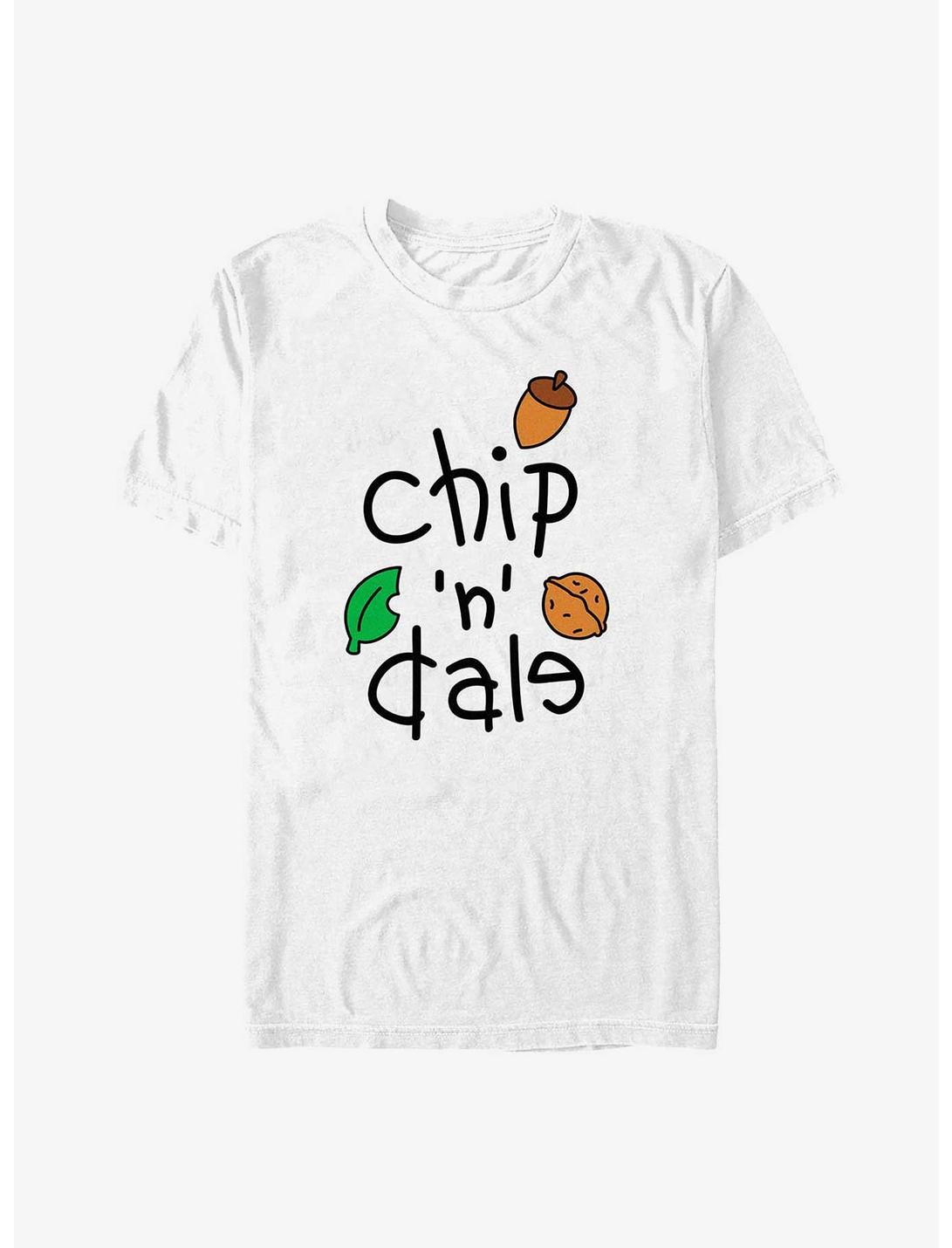 Disney Chip 'n' Dale Text Logo Big & Tall T-Shirt, WHITE, hi-res