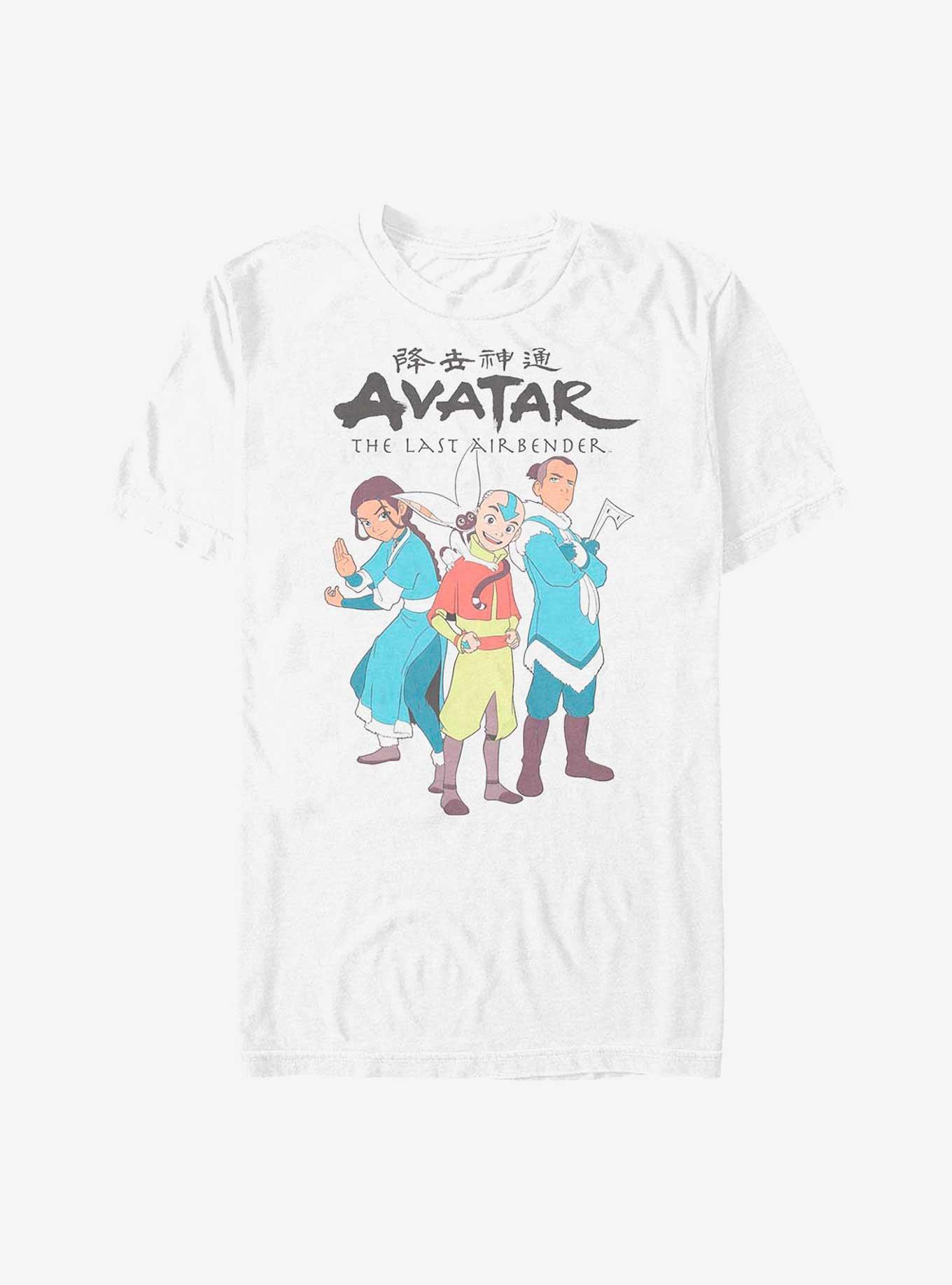 Avatar: The Last Airbender Original Gaang Katara Aang and Sokka Big & Tall T-Shirt, , hi-res