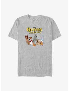 Disney Oliver & Company Retro Group Shot Big & Tall T-Shirt, , hi-res