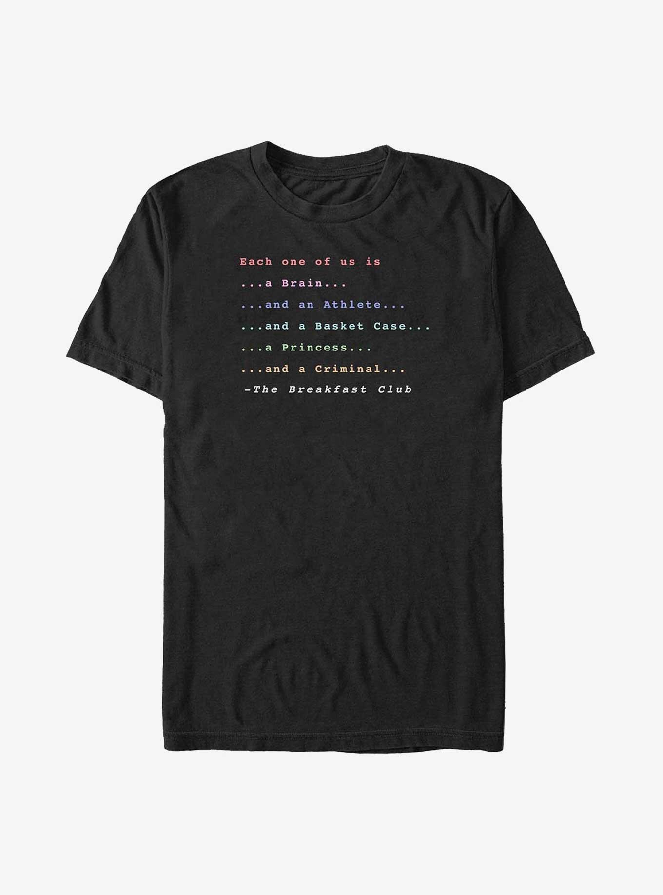 The Breakfast Club Club Members Big & Tall T-Shirt, , hi-res