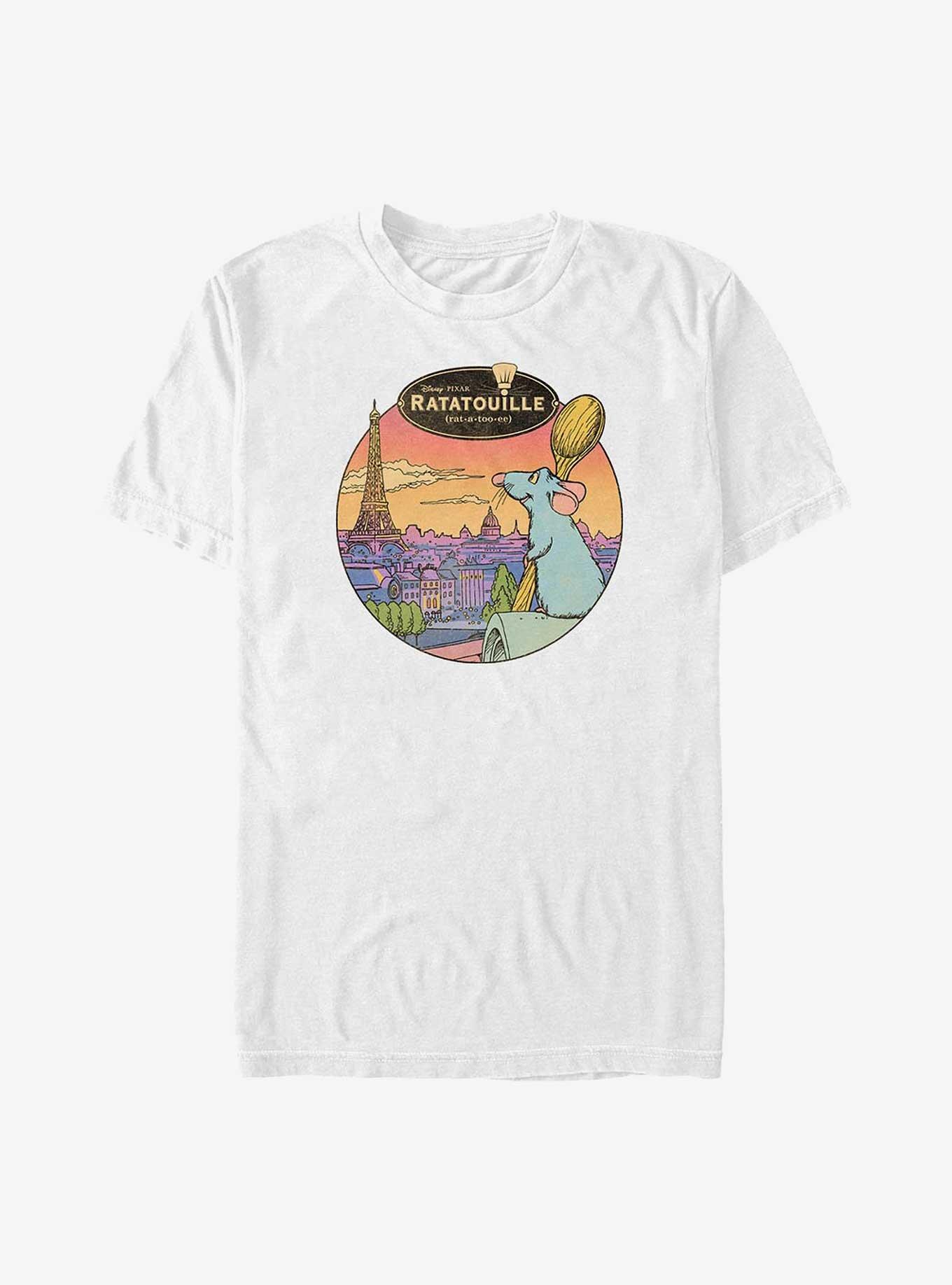 Disney Pixar Ratatouille Le Rat Parisian Big & Tall T-Shirt, WHITE, hi-res