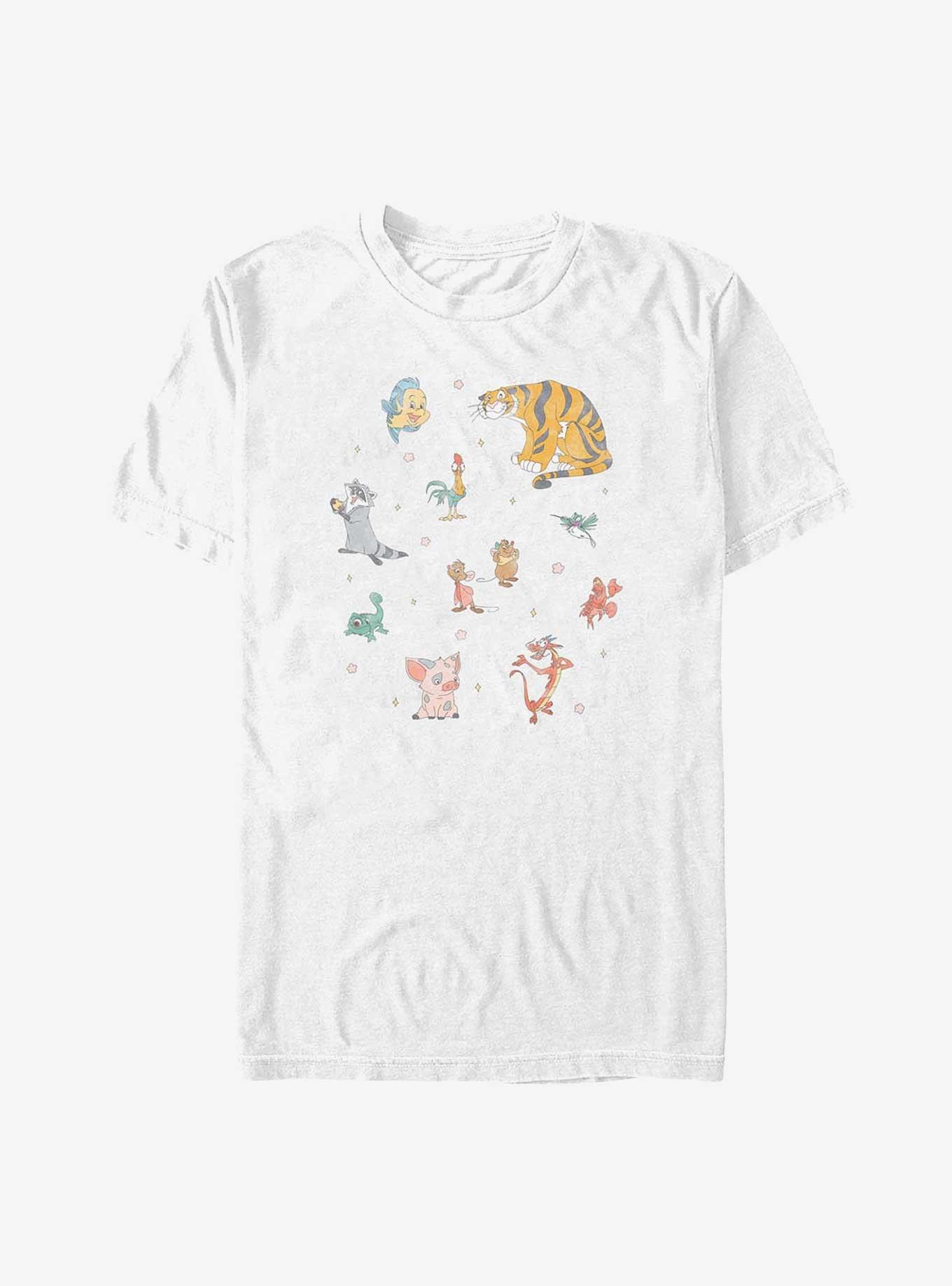 Disney Princesses Sidekick Doodle Big & Tall T-Shirt, WHITE, hi-res