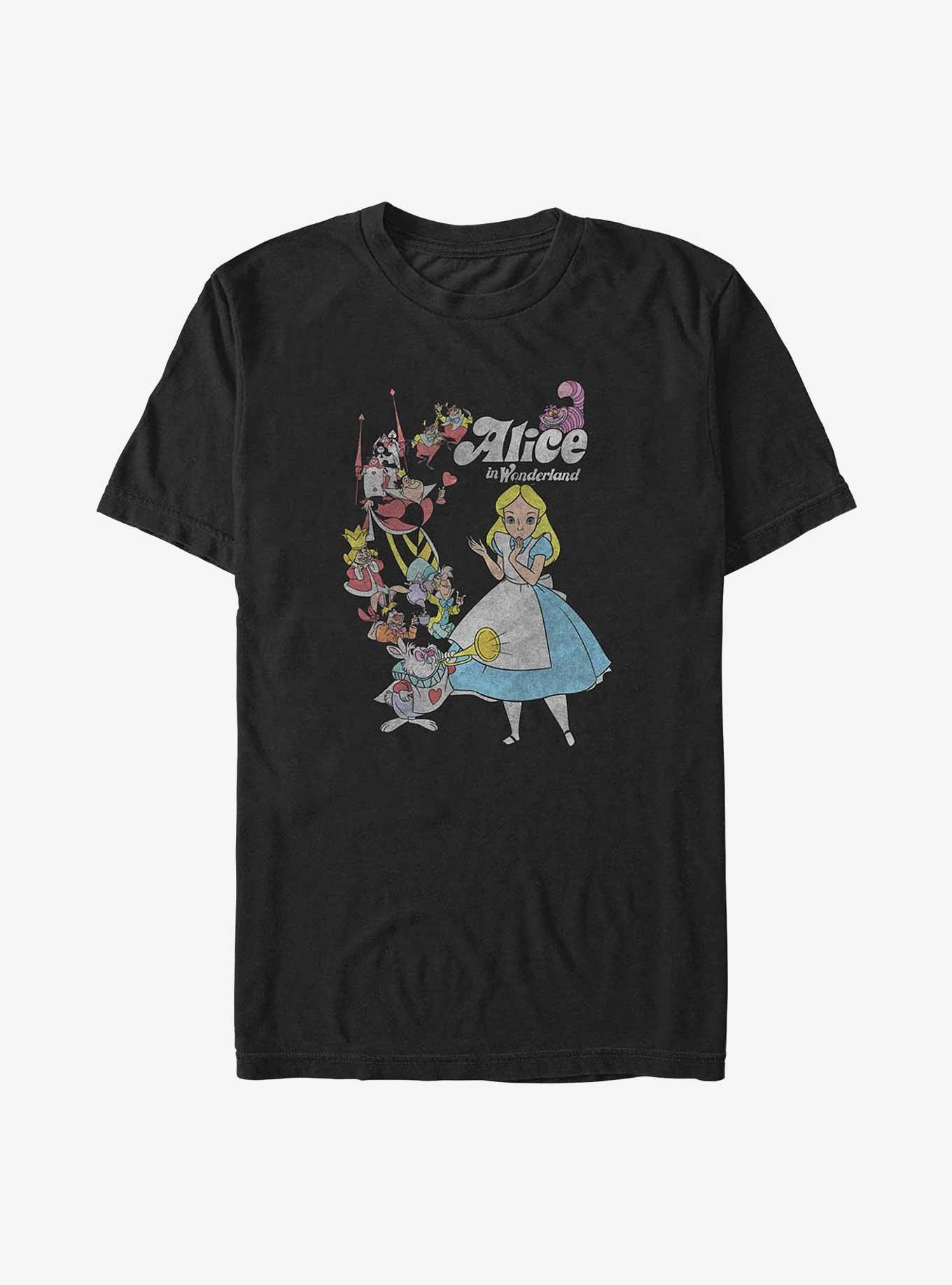 Disney Alice Wonderland Group Big & Tall T-Shirt