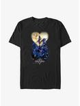 Disney Kingdom Hearts Poster Logo Big & Tall T-Shirt, BLACK, hi-res