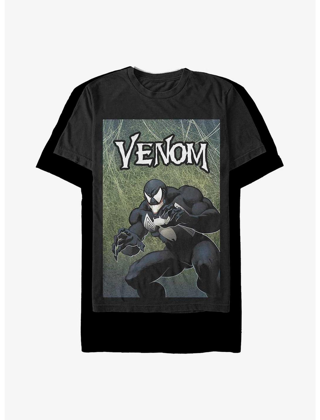Marvel Venom Cover Poster Big & Tall T-Shirt, BLACK, hi-res