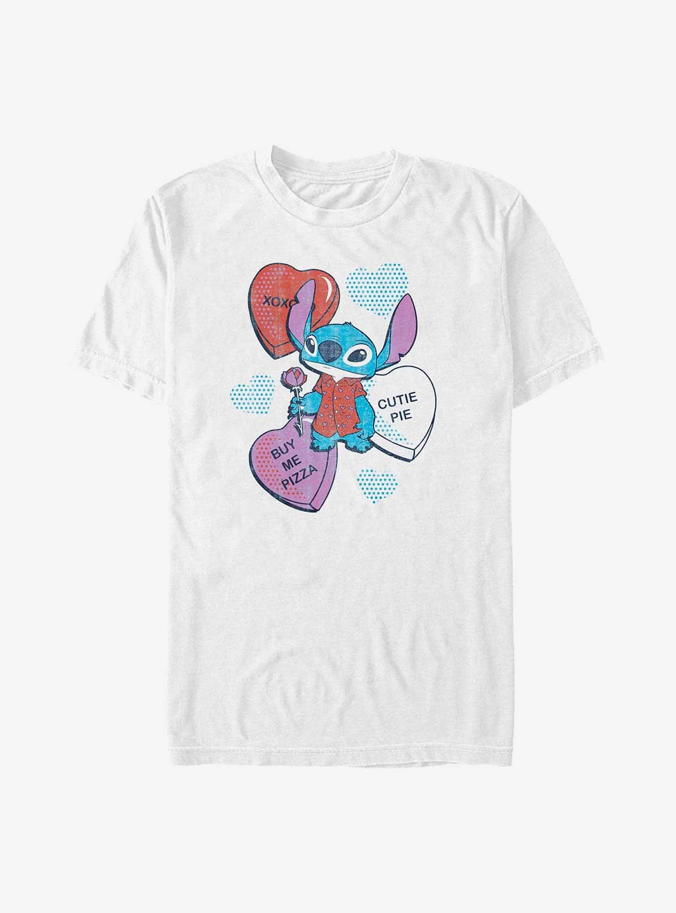 Disney Lilo & Stitch Valentine Hearts Big & Tall T-Shirt, , hi-res