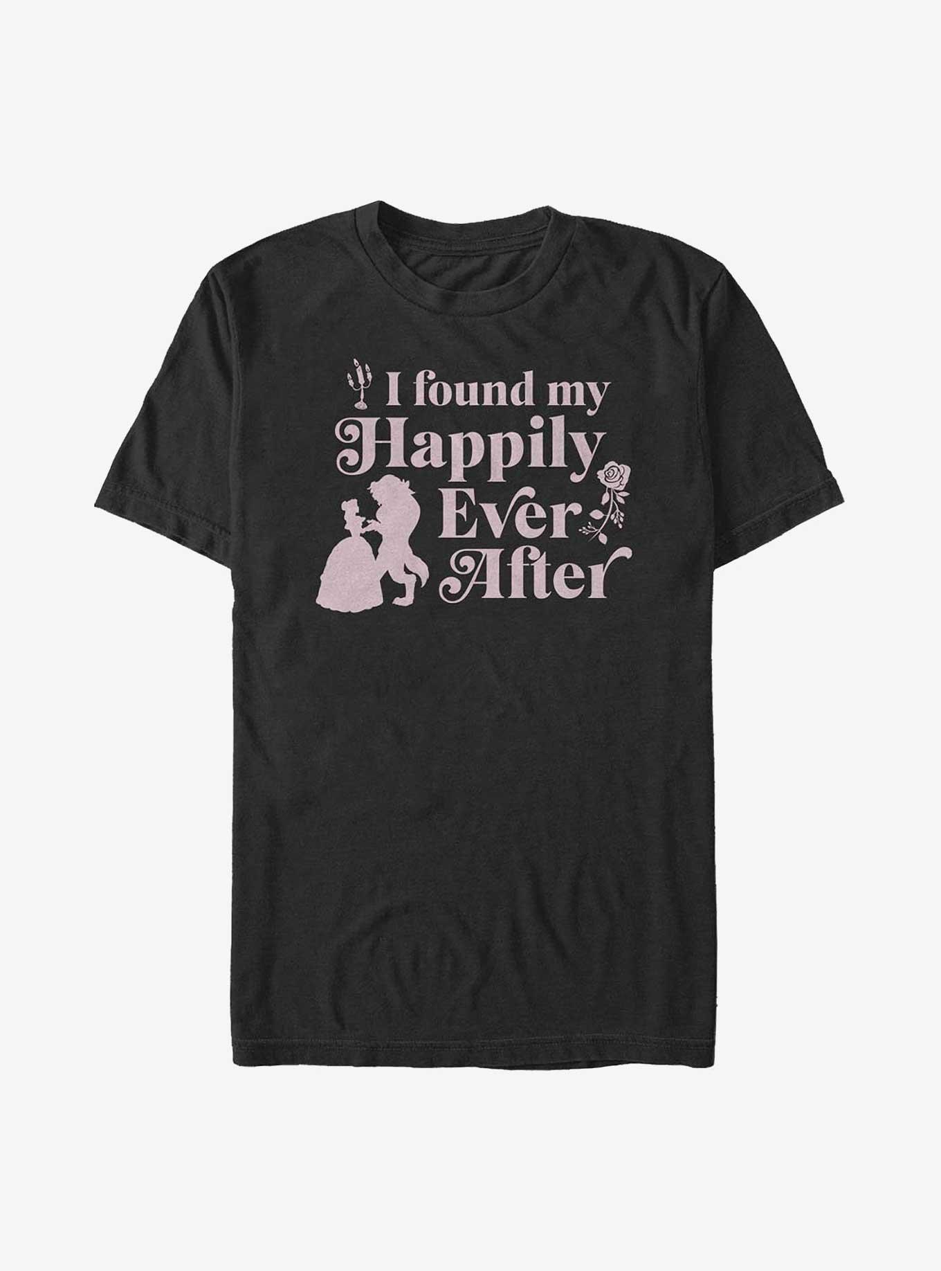 Disney Beauty and the Beast Found My Happily Ever After Big & Tall T-Shirt