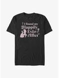 Disney Beauty and the Beast Found My Happily Ever After Big & Tall T-Shirt, BLACK, hi-res
