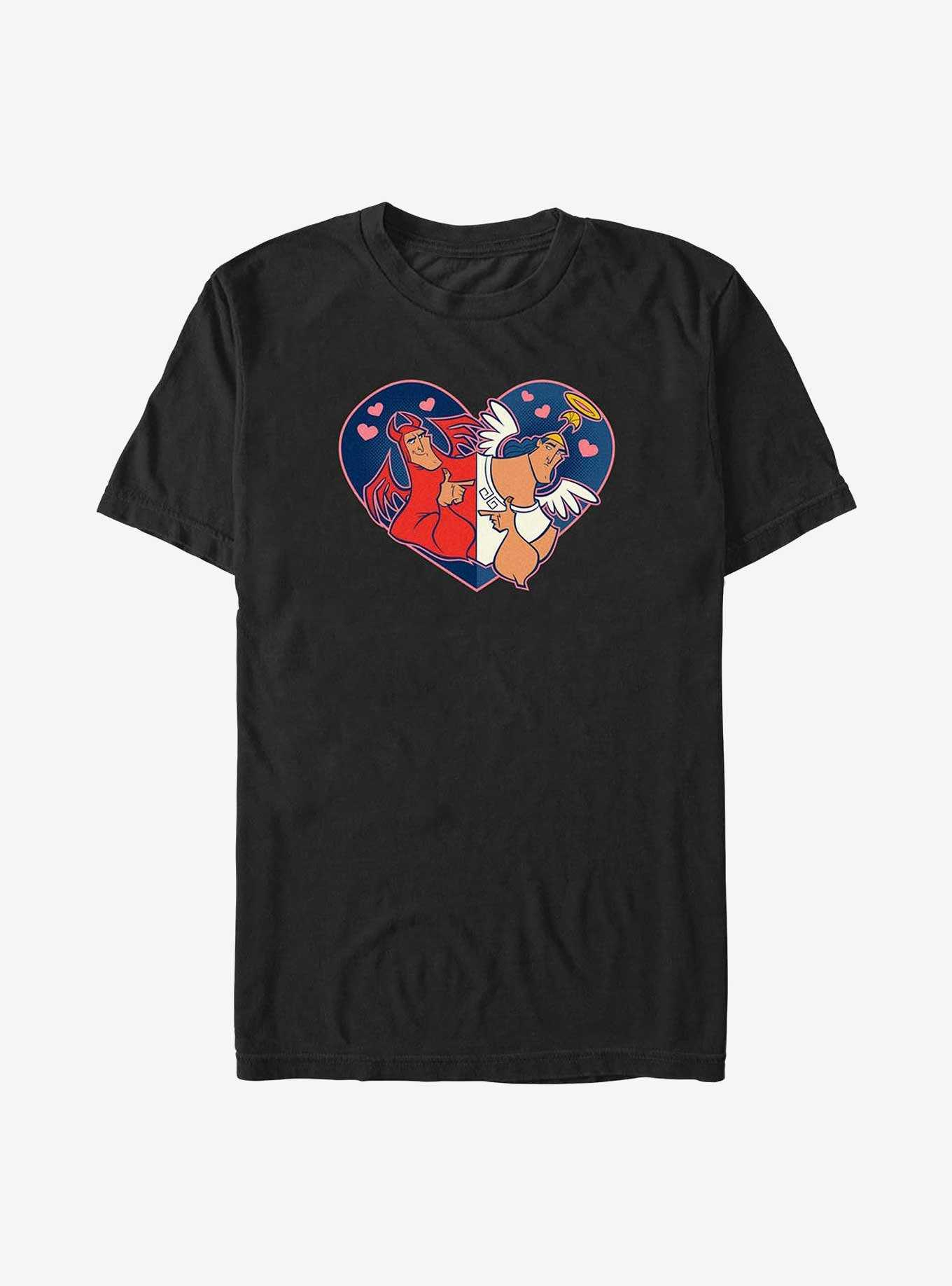 Disney The Emperor's New Groove Kronk's Angel and Devil Heart Big & Tall T-Shirt, , hi-res