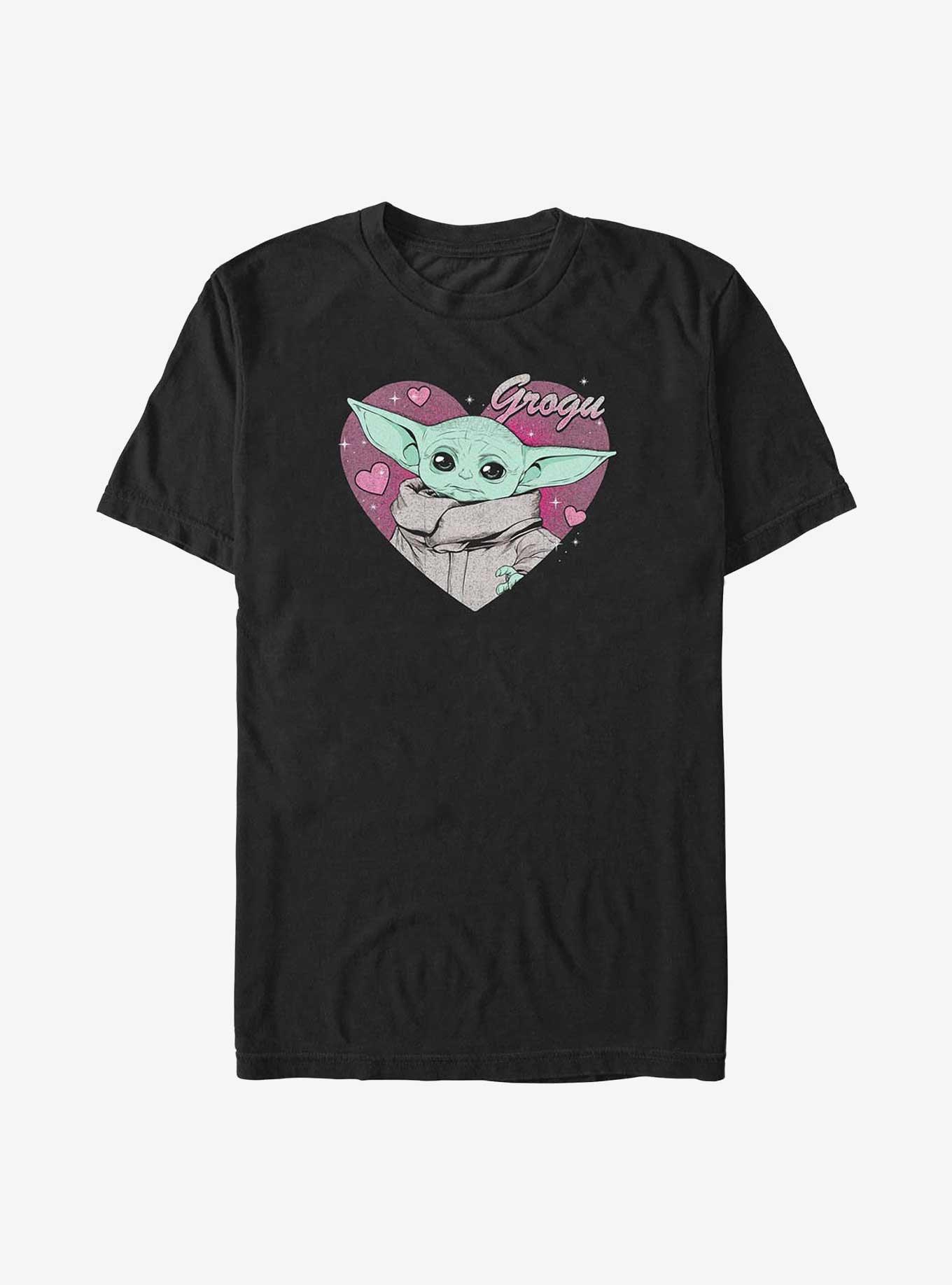 Star Wars The Mandalorian Grogu Valentine Big & Tall T-Shirt