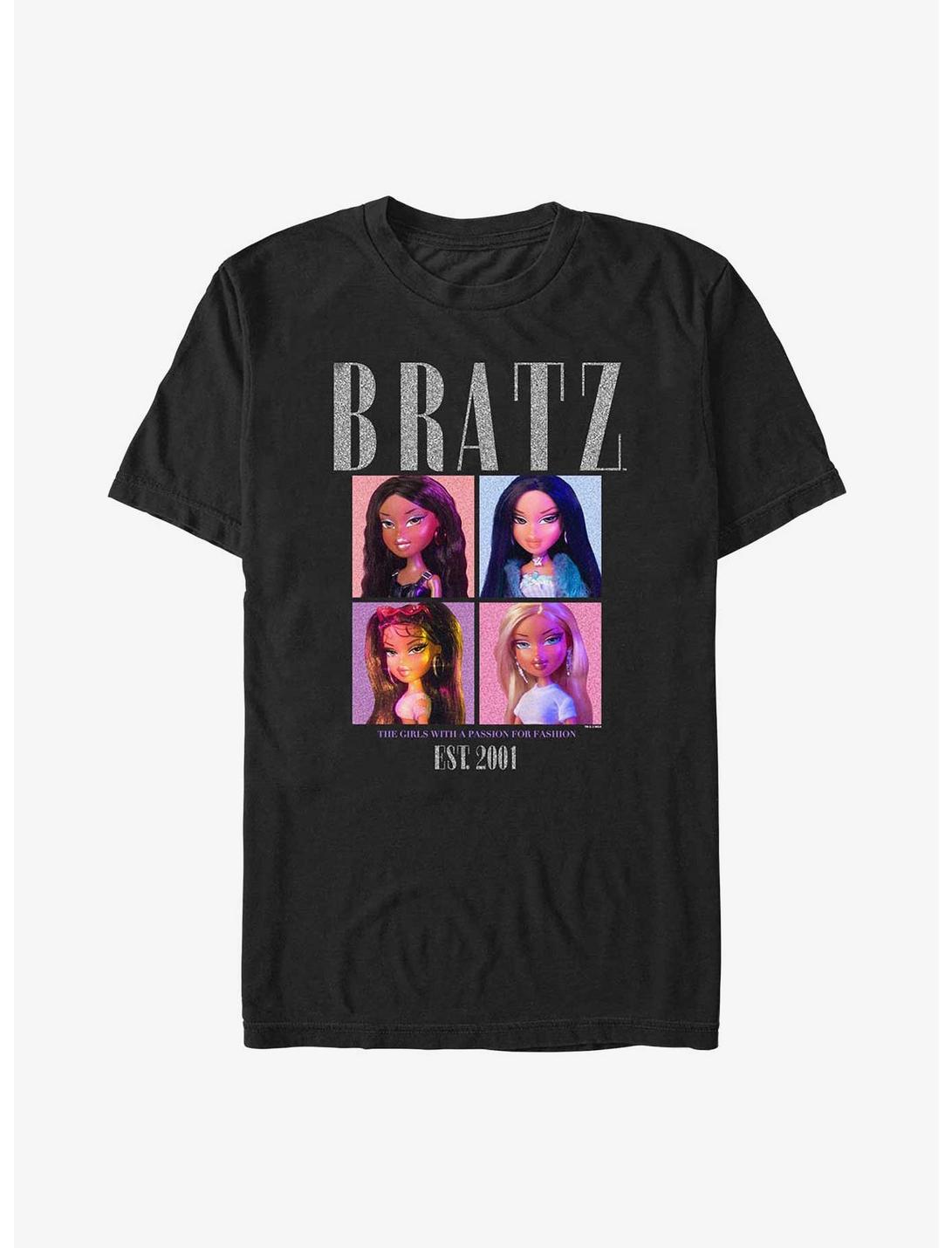 Bratz Glitz and Glam Big & Tall T-Shirt, BLACK, hi-res