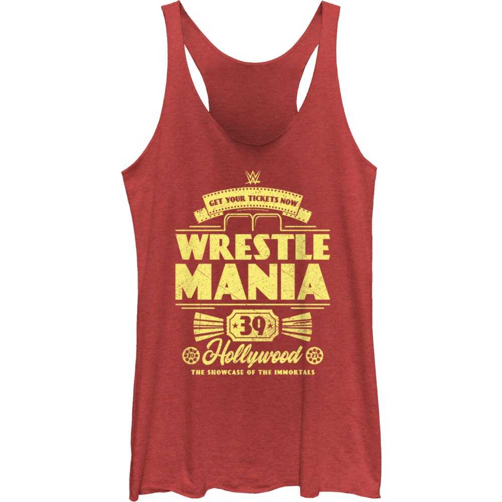 WWE WrestleMania 39 Get Your Tickets Hollywood Girls Tank, , hi-res