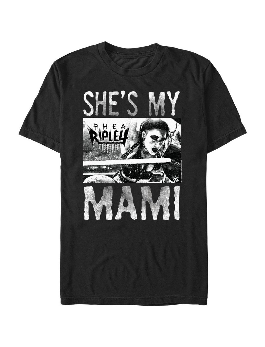 WWE Rhea Ripley She's My Mami T-Shirt, BLACK, hi-res