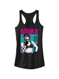 WWE Asuka Color Pop Portrait Girls Tank, BLACK, hi-res