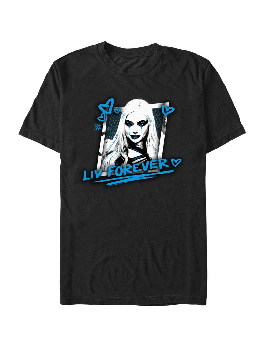 WWE Liv Forever Portrait T-Shirt, BLACK, hi-res
