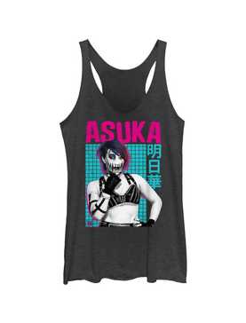 WWE Asuka Color Pop Portrait Girls Tank, , hi-res