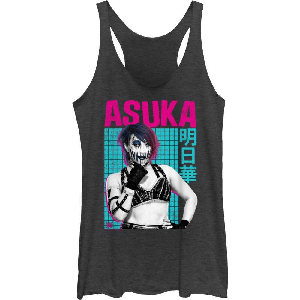 WWE Asuka Color Pop Portrait Girls Tank, , hi-res