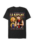 WWE LA Knight Let Me Talk To Ya Collage T-Shirt, BLACK, hi-res
