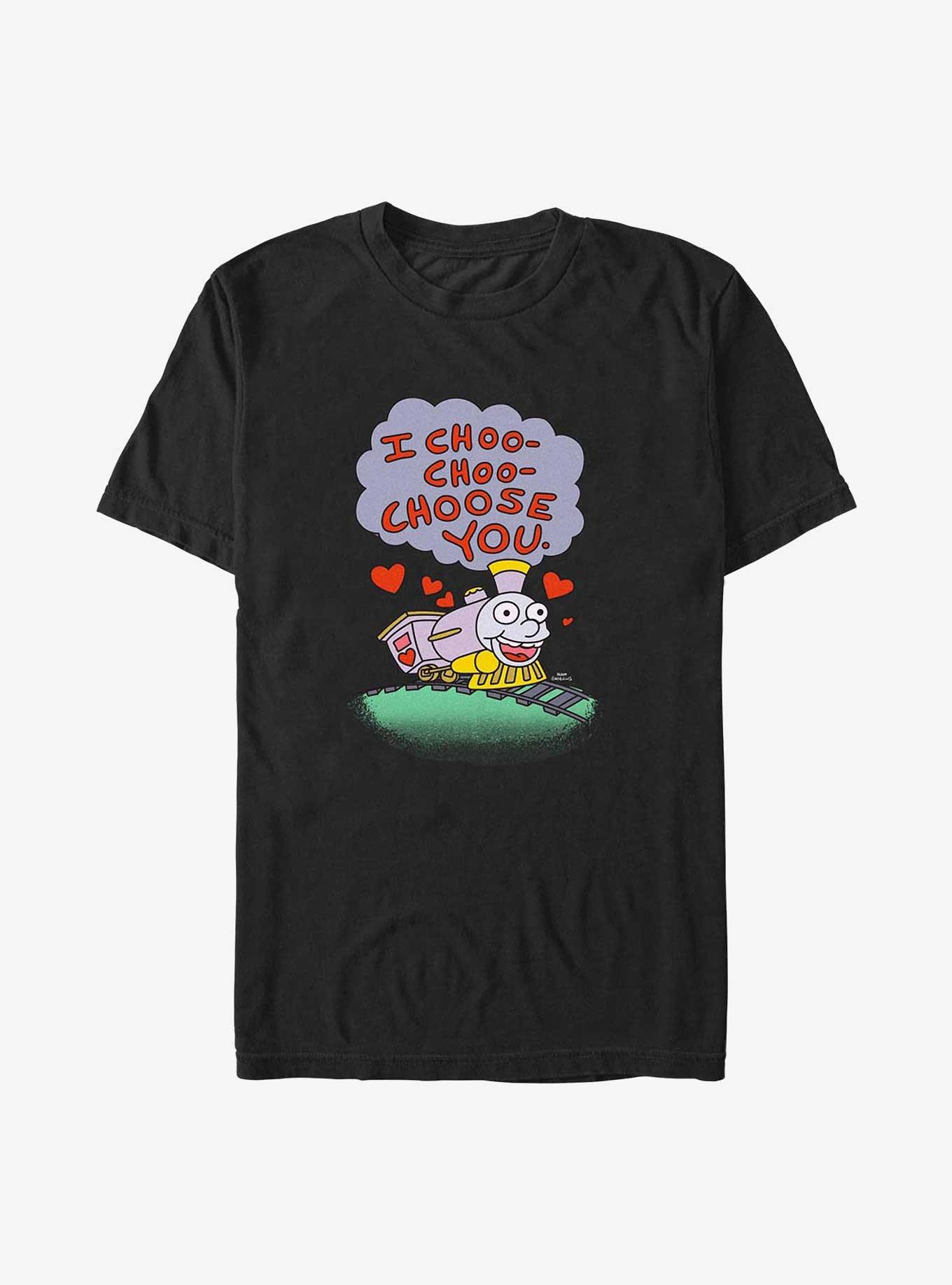 The Simpsons I Choo-Choose You Big & Tall T-Shirt, BLACK, hi-res